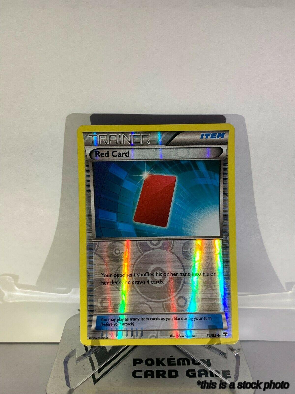 71/83 Red Card Uncommon Reverse Holofoil