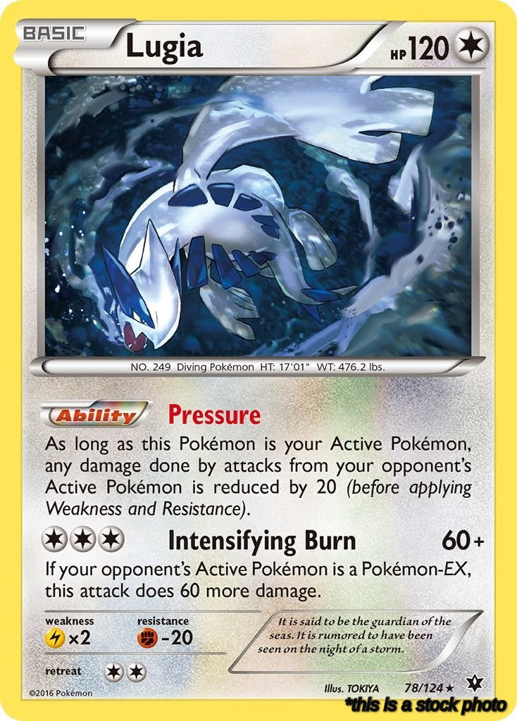 78/124 Lugia Rare Normal
