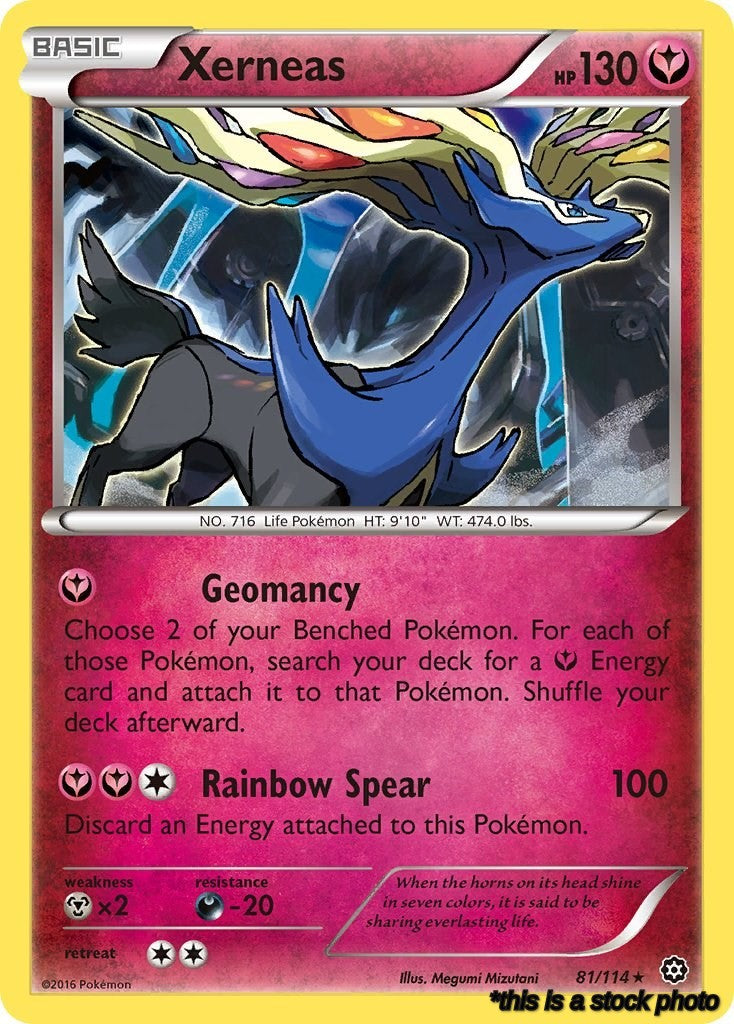 81/114 Xerneas Holo Rare Holofoil