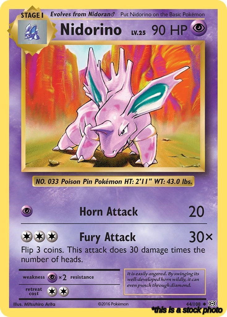 44/108 Nidorino Uncommon Normal
