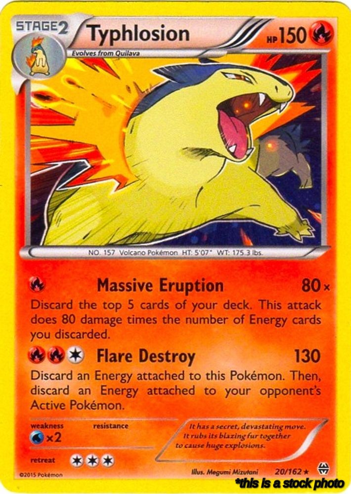 Typhlosion - 20/162 (Cosmos Holo)
