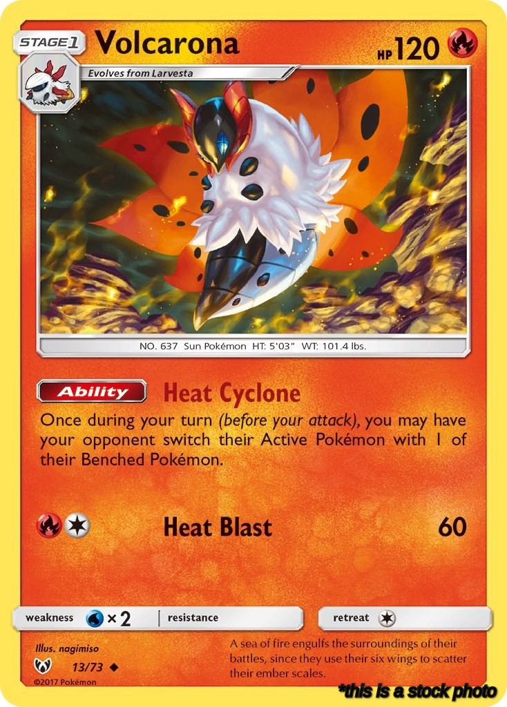 13/73 Volcarona Uncommon Normal