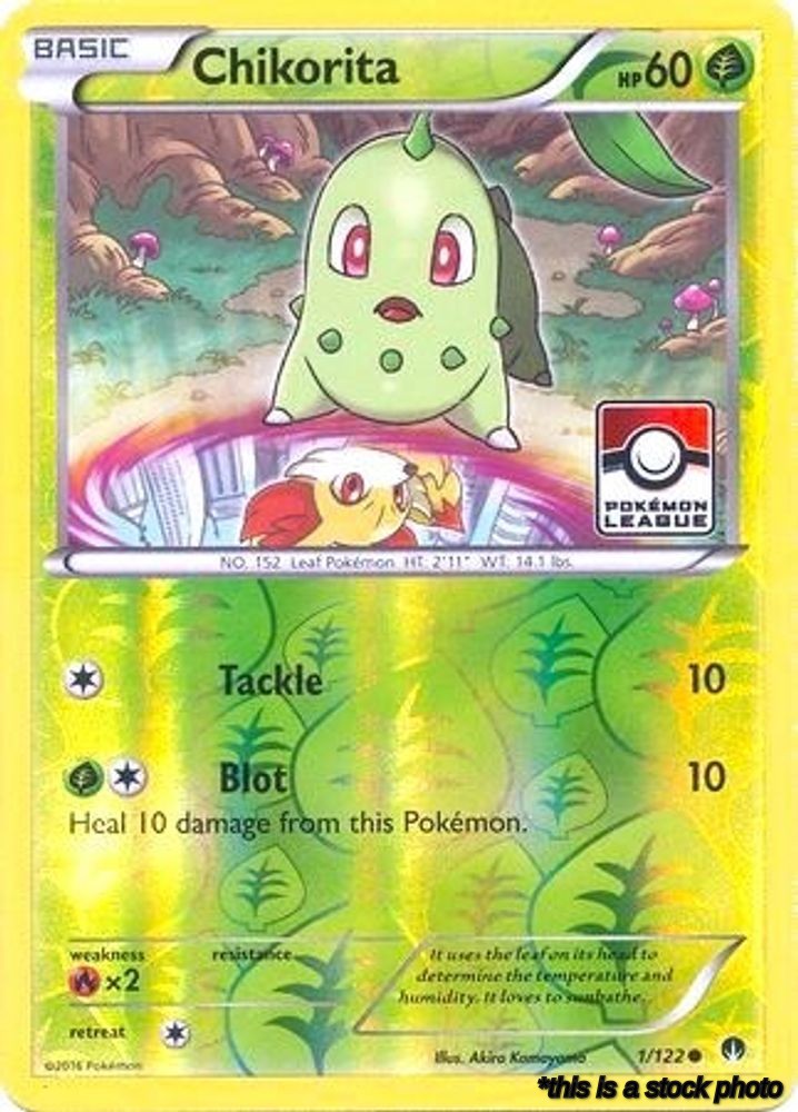 Chikorita - 1/122 (Pokemon League)