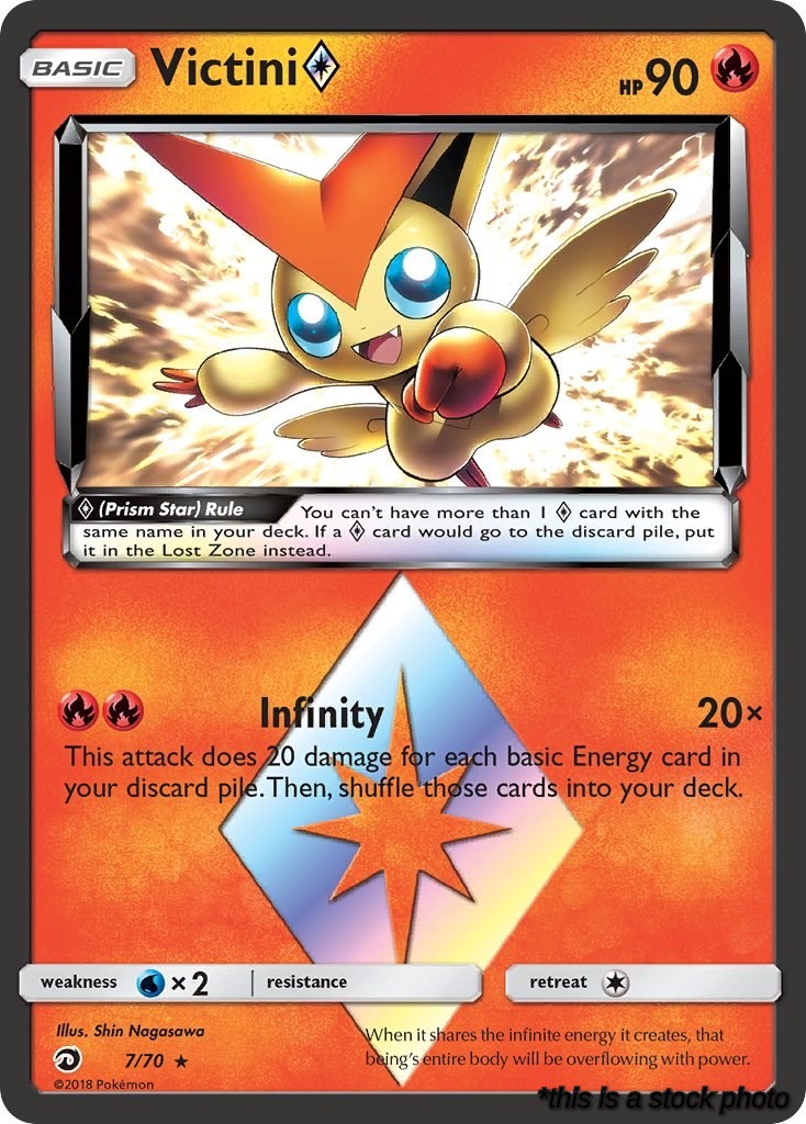 7/70 Victini Prism Star Prism Rare Holofoil