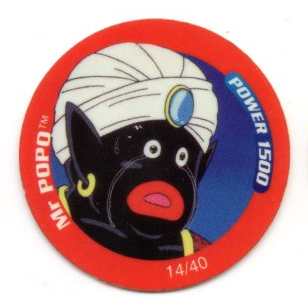 Mr Popo - Dragon Ball Z Tazo 14/40