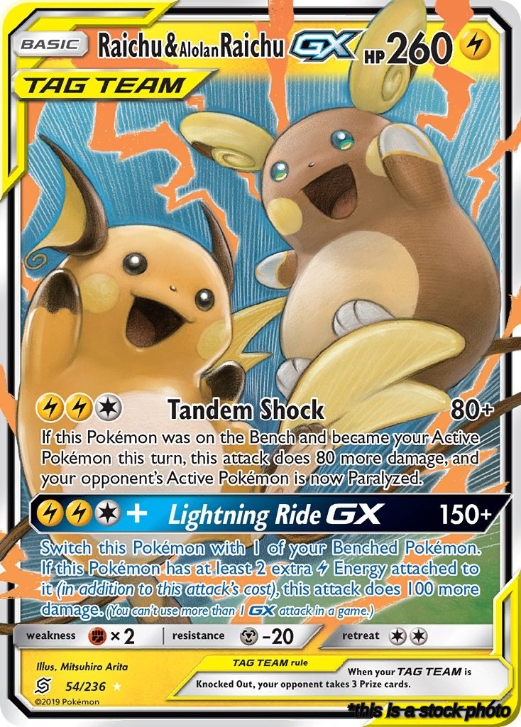 Raichu & Alolan Raichu GX