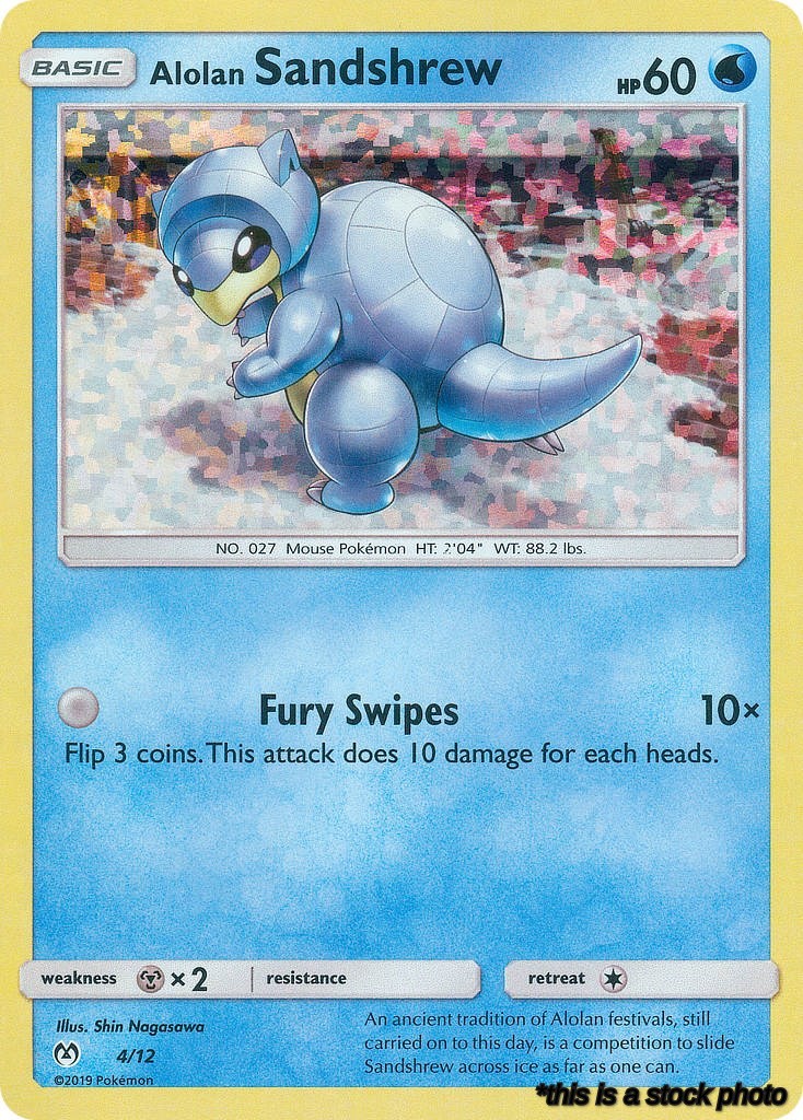 Alolan Sandshrew - 4/12