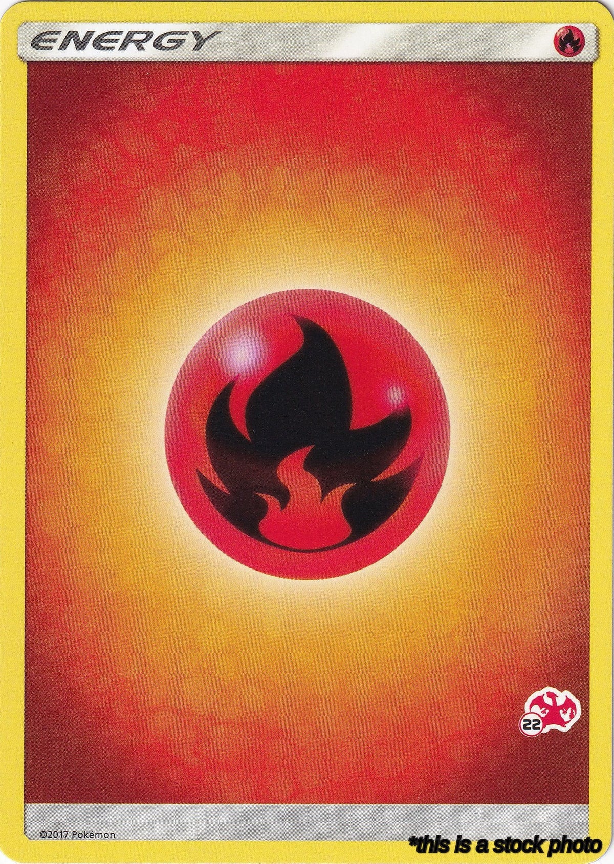 Fire Energy (#22 Charizard Stamped)