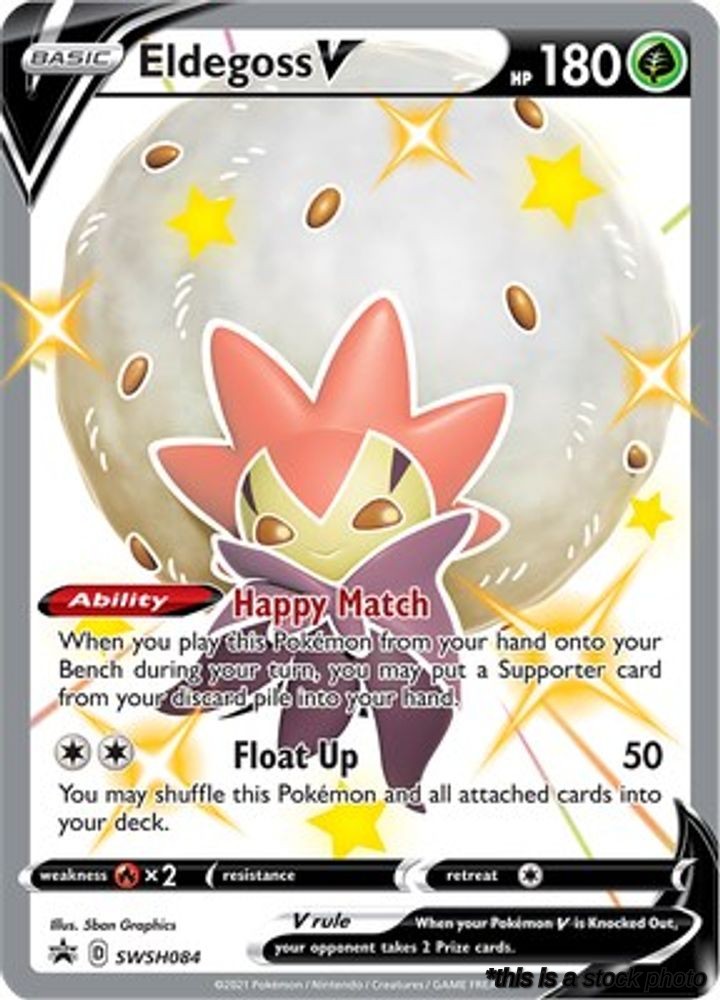 SWSH084 Eldegoss V Promo Holofoil