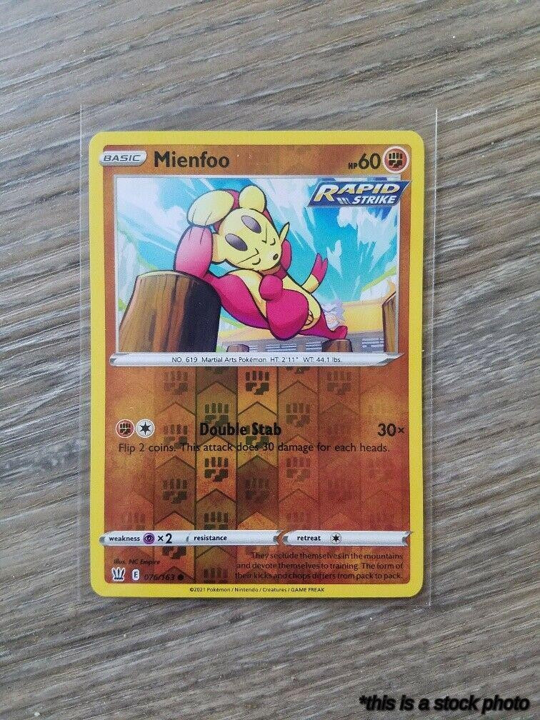 076/163 Mienfoo Common Reverse Holofoil