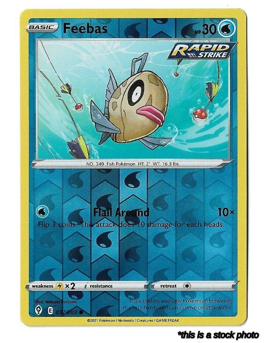 037/203 Feebas Common Reverse Holofoil