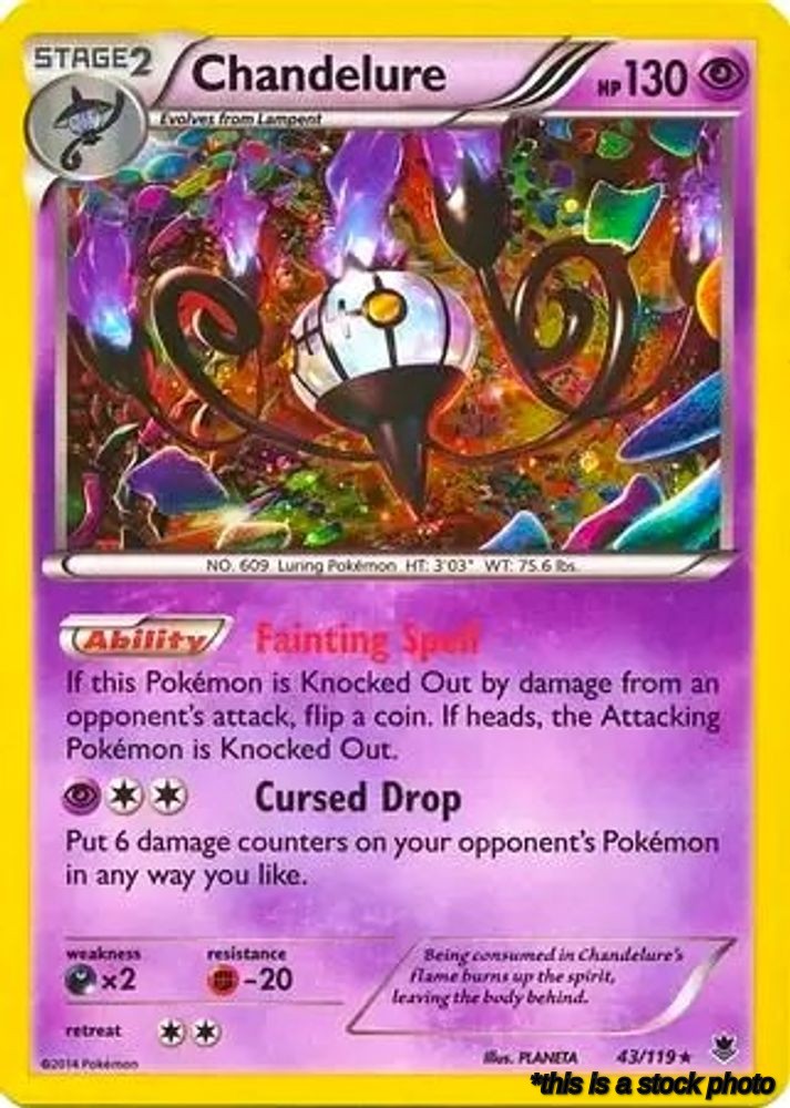 Chandelure - 43/119 (Cosmos Holo)