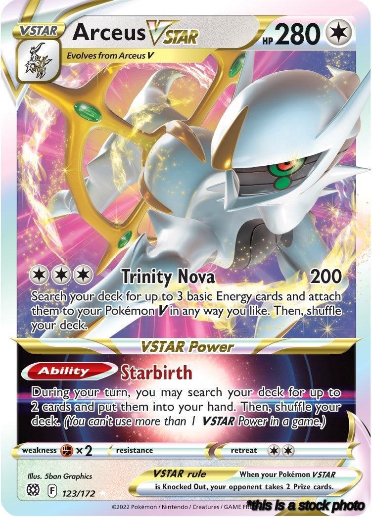 123/172 Arceus VSTAR Ultra Rare Holofoil