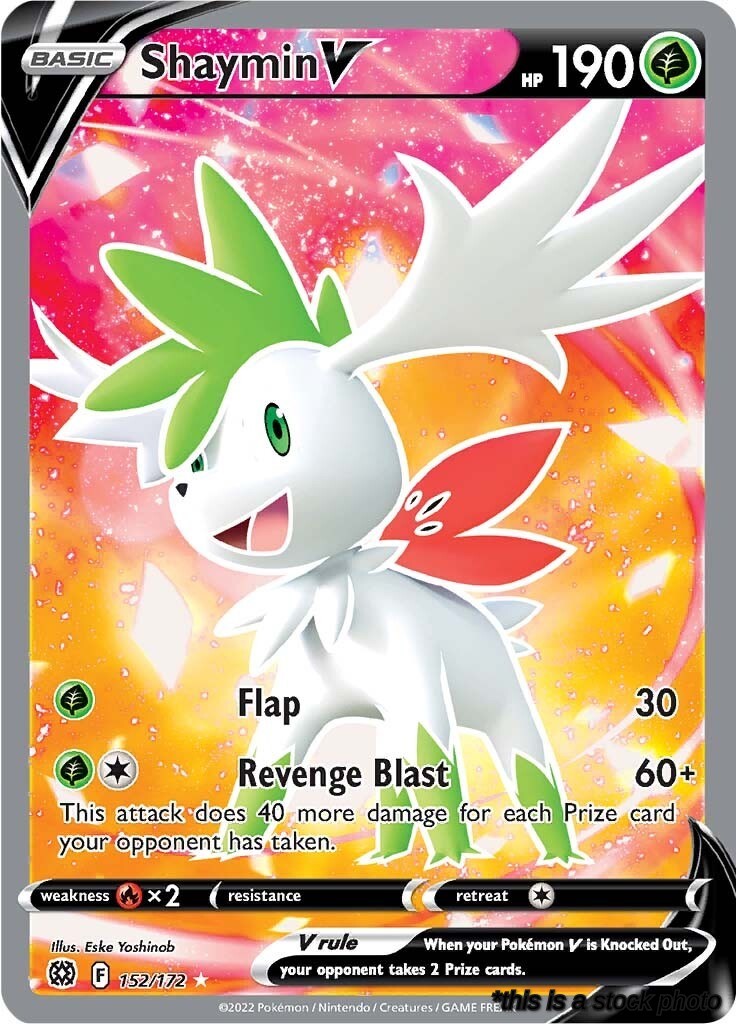 152/172 Shaymin V (Full Art) Ultra Rare Holofoil