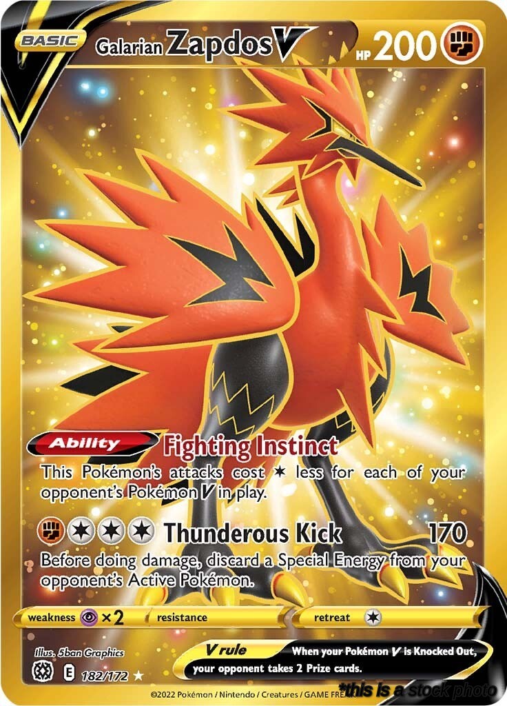 Galarian Zapdos V (Secret)