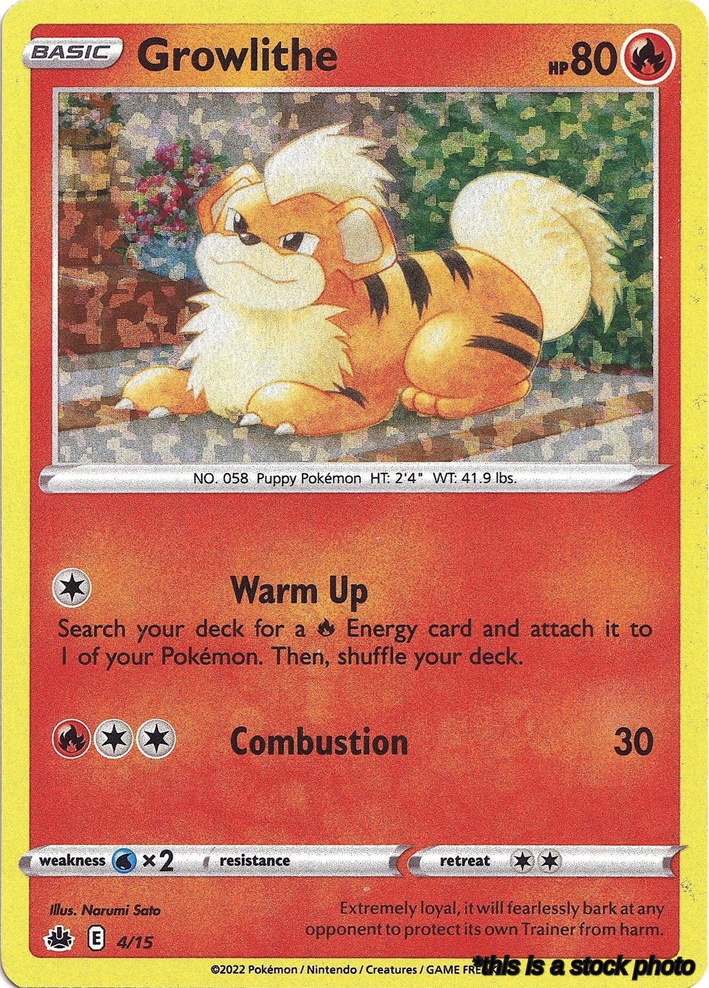 Growlithe - 4/15