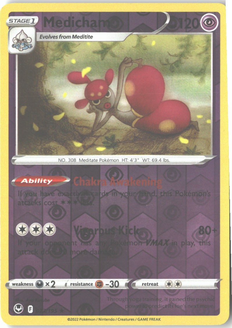 100/196 Medicham Uncommon Reverse Holofoil