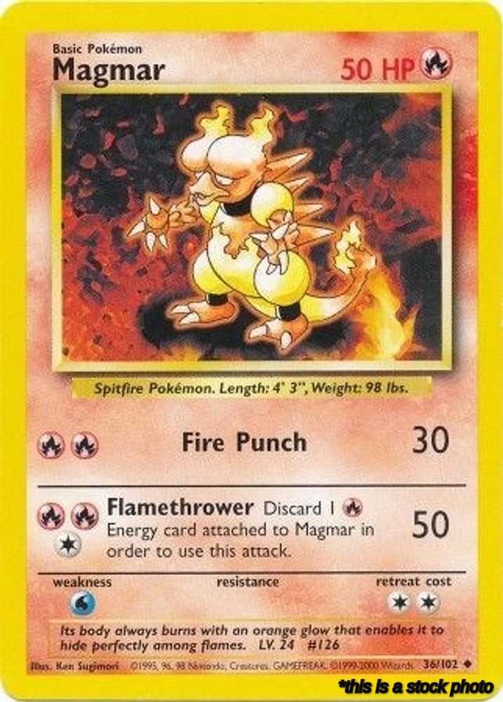 036/102 Magmar Uncommon Normal