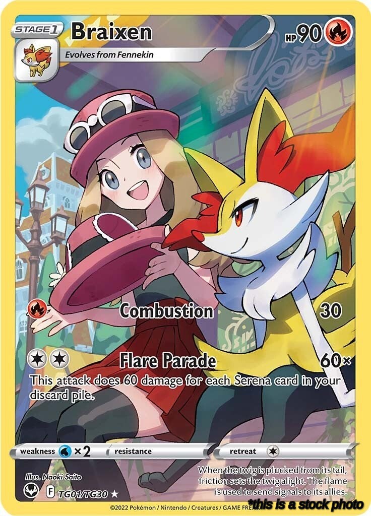 TG01/TG30 Braixen Ultra Rare Holofoil