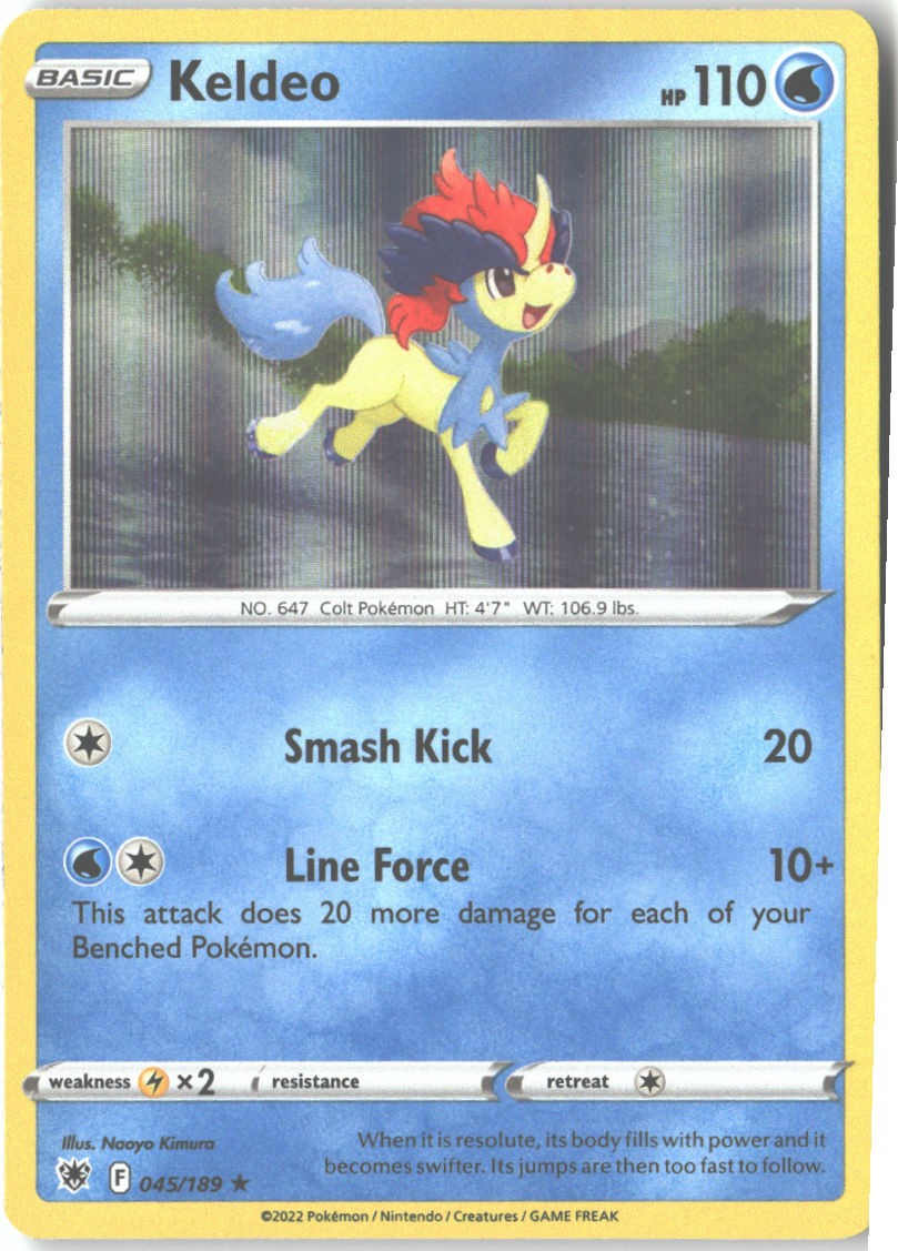 Keldeo - 045/189 (Cosmos Holo)