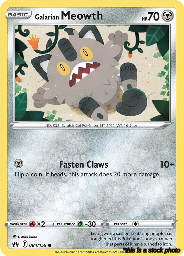 084/159 Galarian Meowth Common Normal