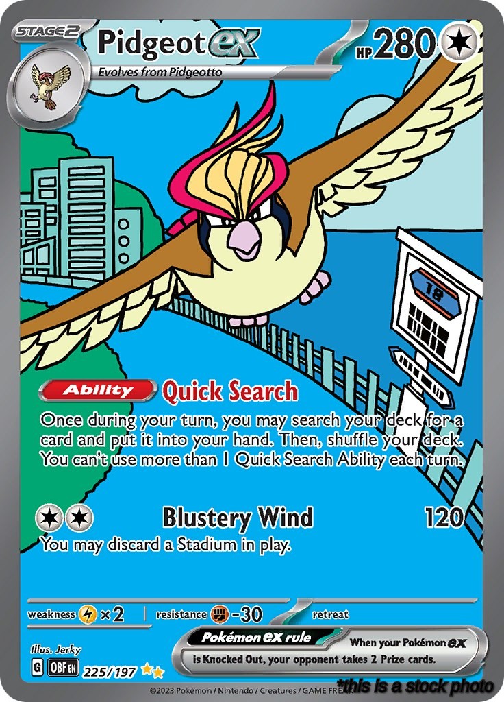 Pidgeot ex - 225/197