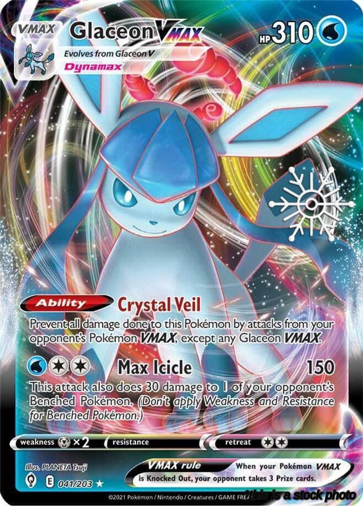 Glaceon VMAX - 041/203 (Holiday Calendar)