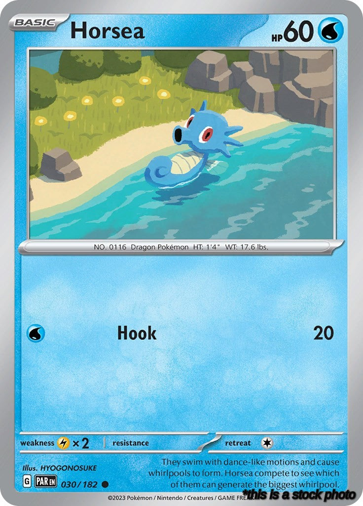 030/182 Horsea Common Reverse Holofoil