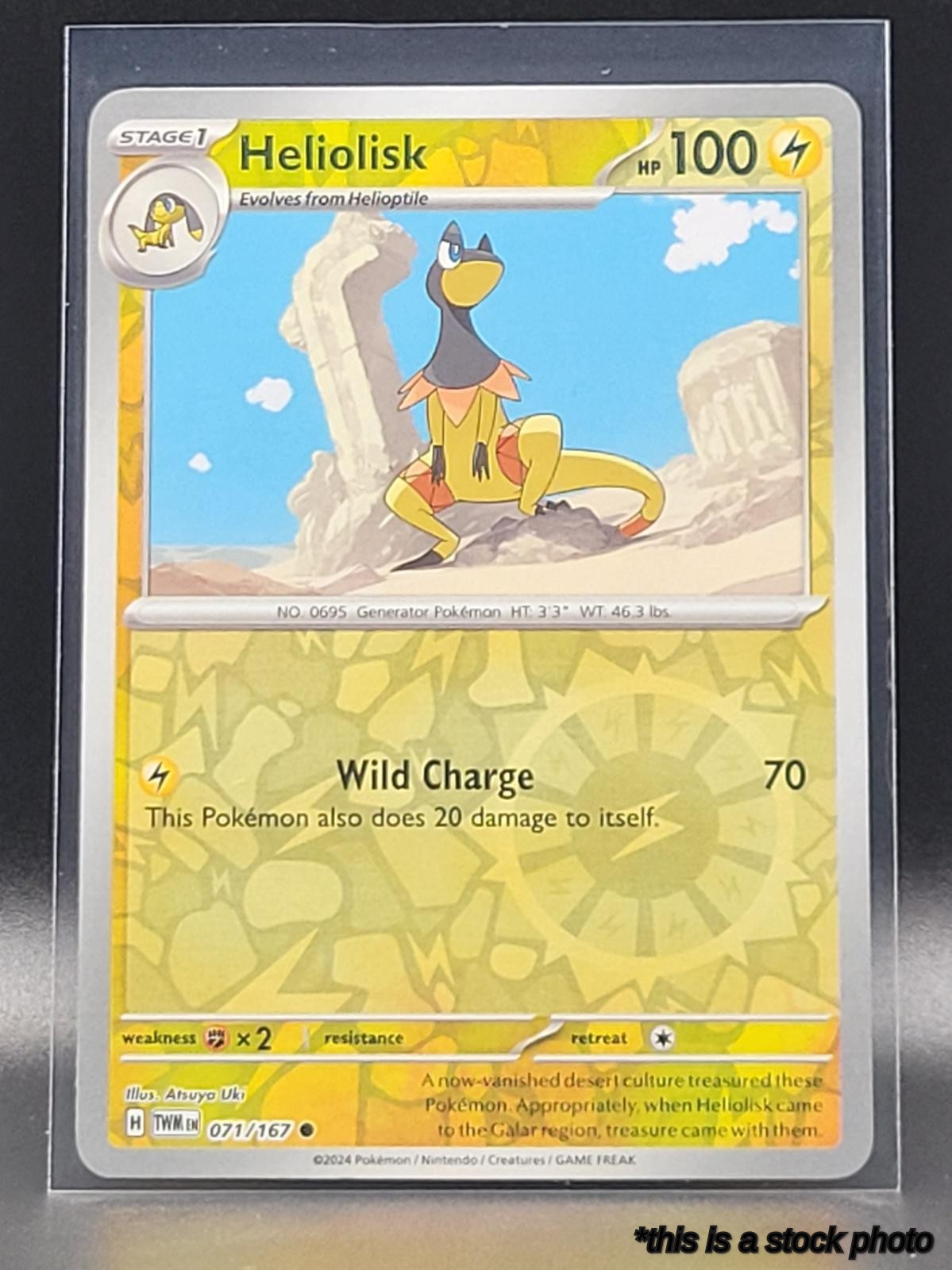071/167 Heliolisk Common Reverse Holofoil