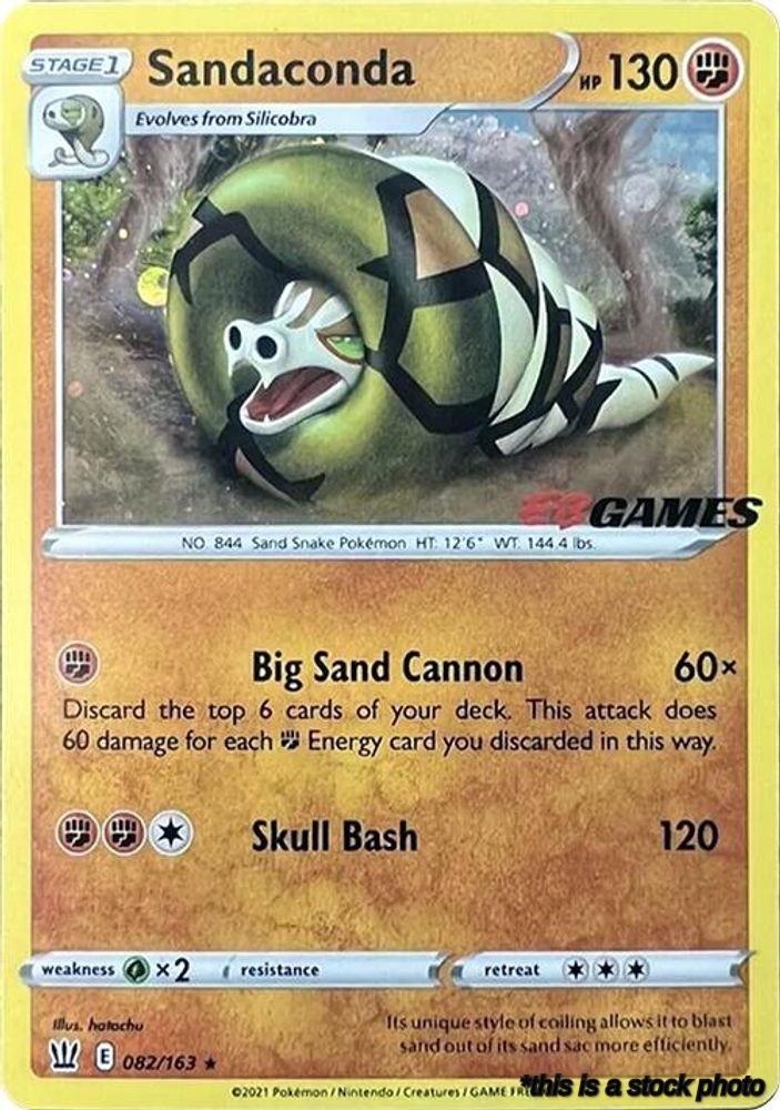Sandaconda - 082/163 (EB Games Exclusive)