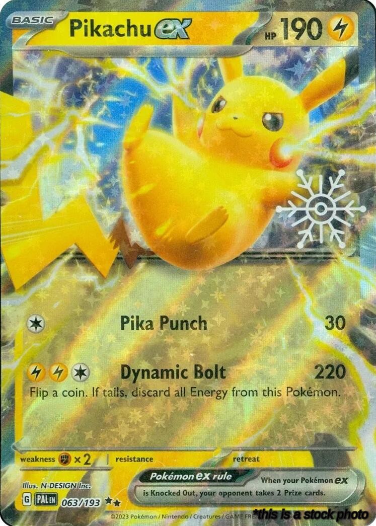 Pikachu ex (Holiday Calendar)
