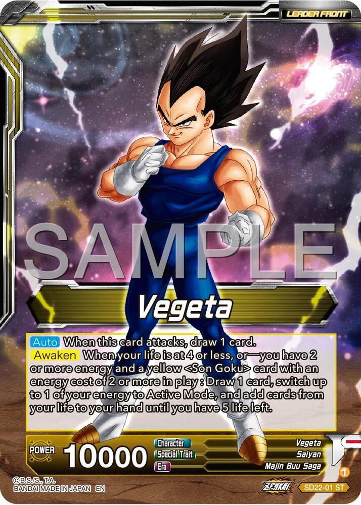 Vegeta // SS Vegeta, Fighting Instincts (Back)