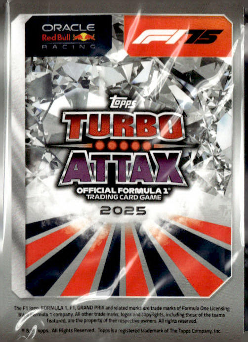 2025 Topps Turbo Attax F1 #312 Max Verstappen Pink Diamond