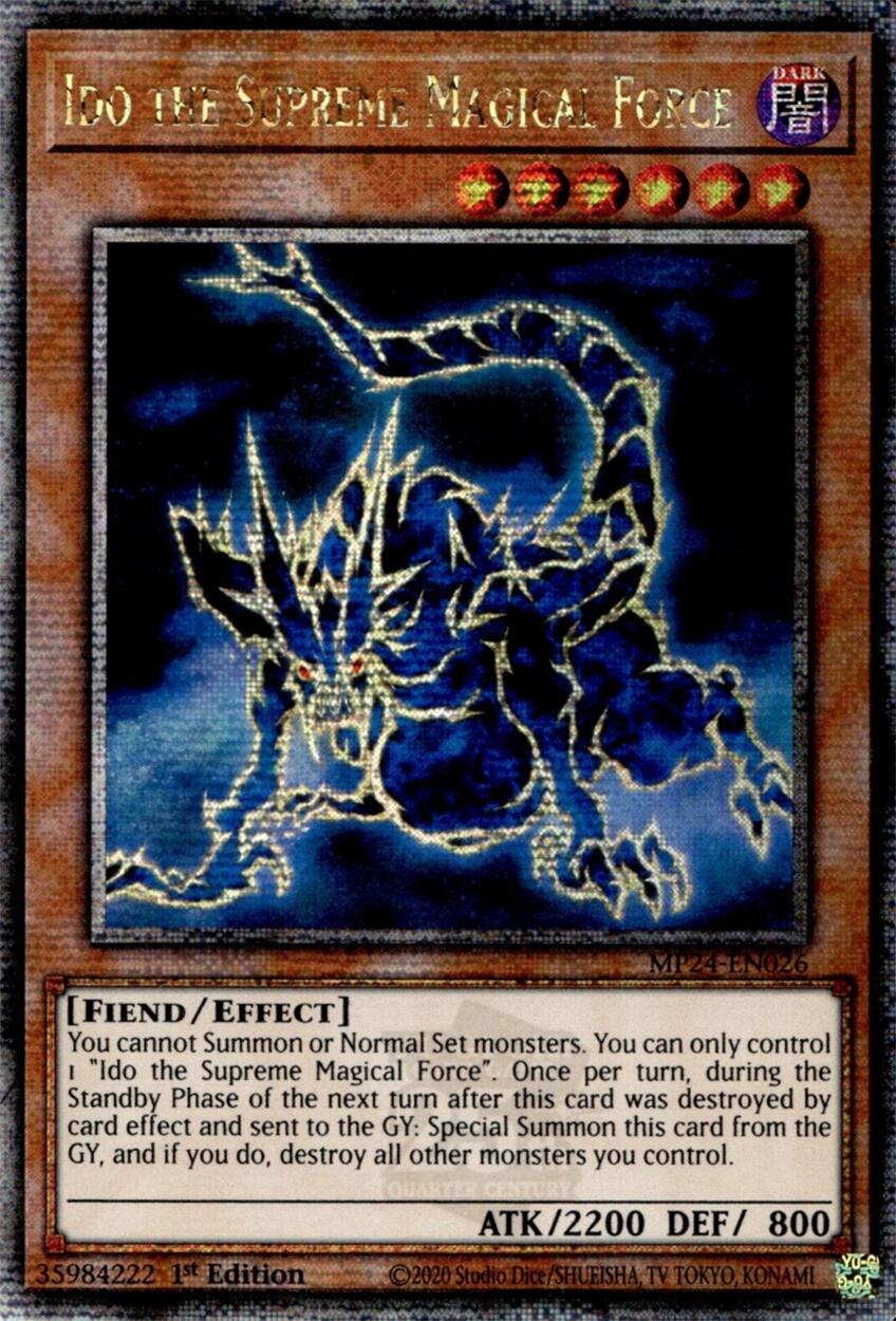 Ido the Supreme Magical Force (Quarter Century Secret Rare)
