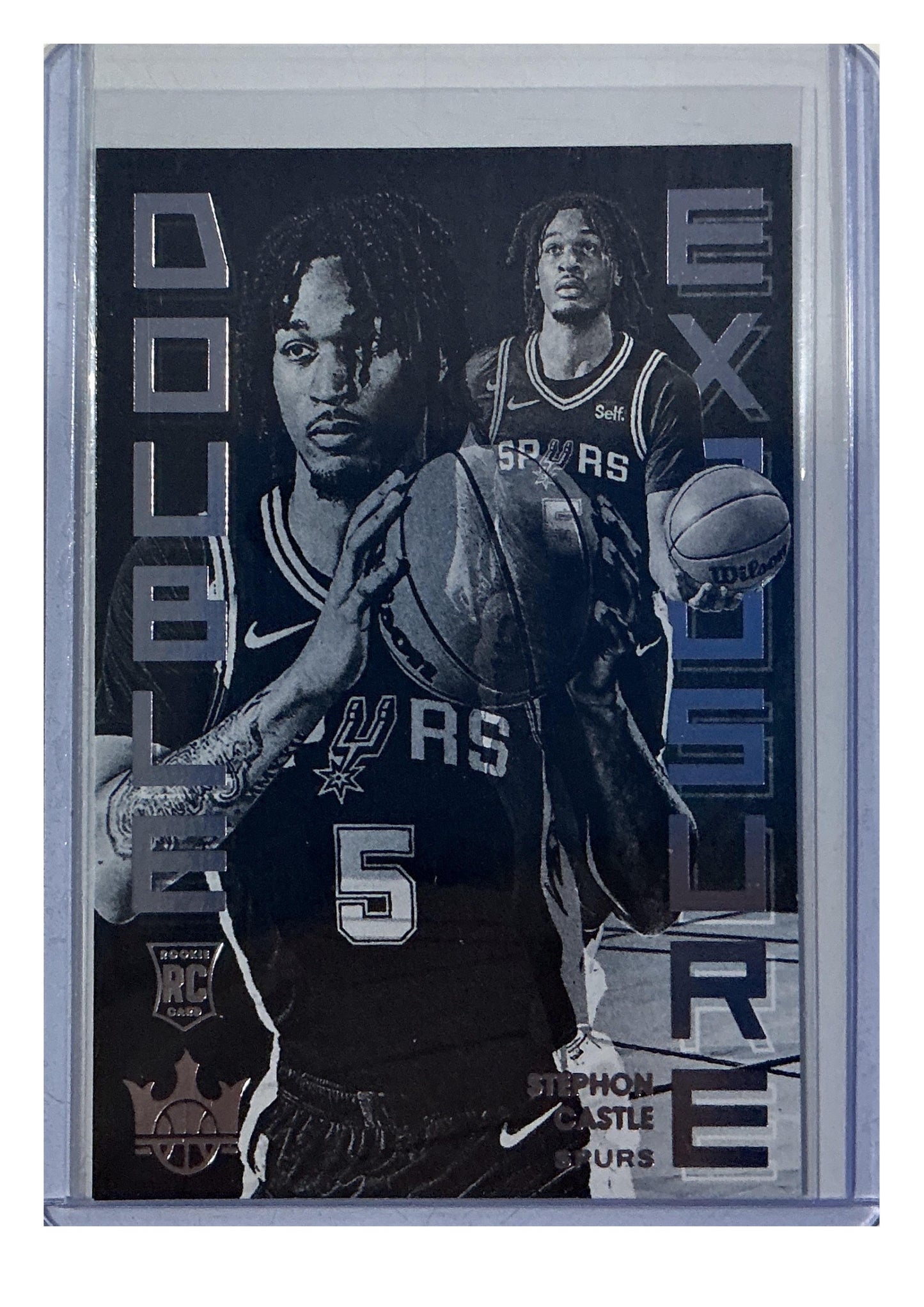 2024-25 Panini Court Kings #25 Stephon Castle Double Exposure