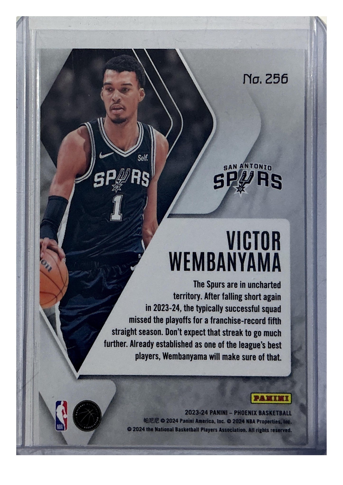 2023-24 Panini Phoenix #256 Victor Wembanyama