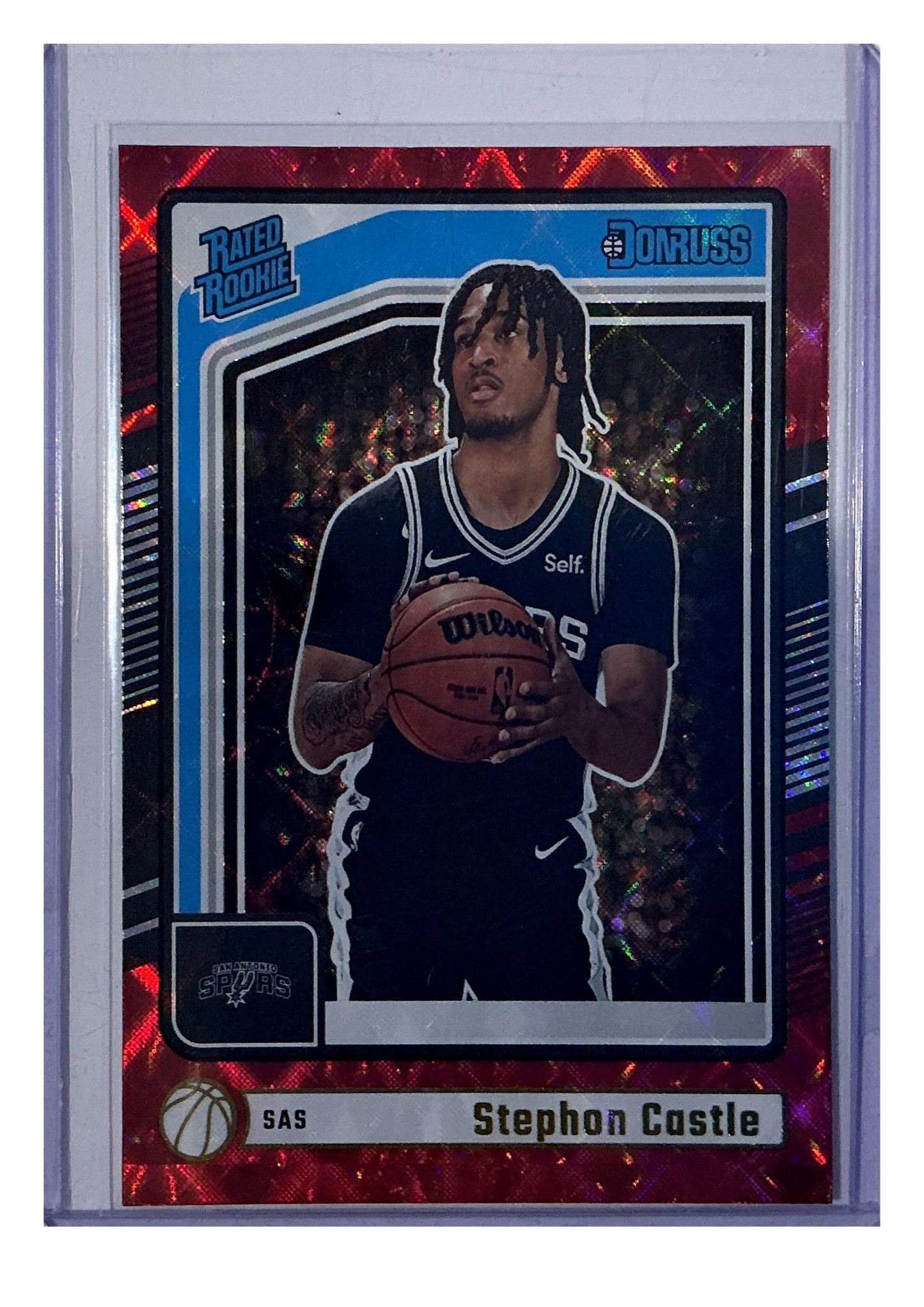 2024-25 Donruss #244 Stephon Castle Red Wedges