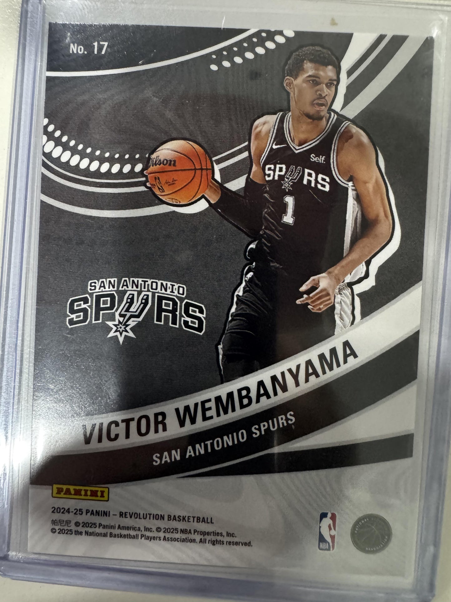 2024-25 Panini Revolution #17 Victor Wembanyama Vortex