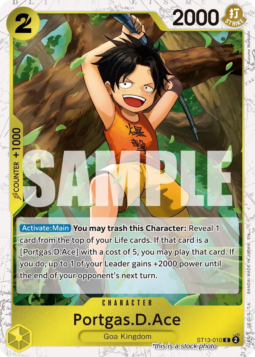Portgas.D.Ace - ST13-010 (Pirate Foil)