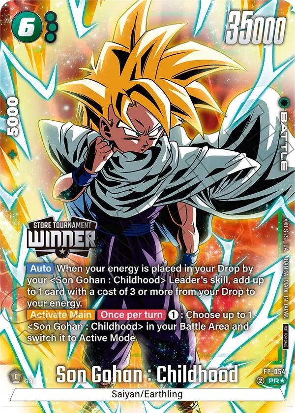 Son Gohan : Childhood - FP-054 (Tournament Pack -Winner- 08)