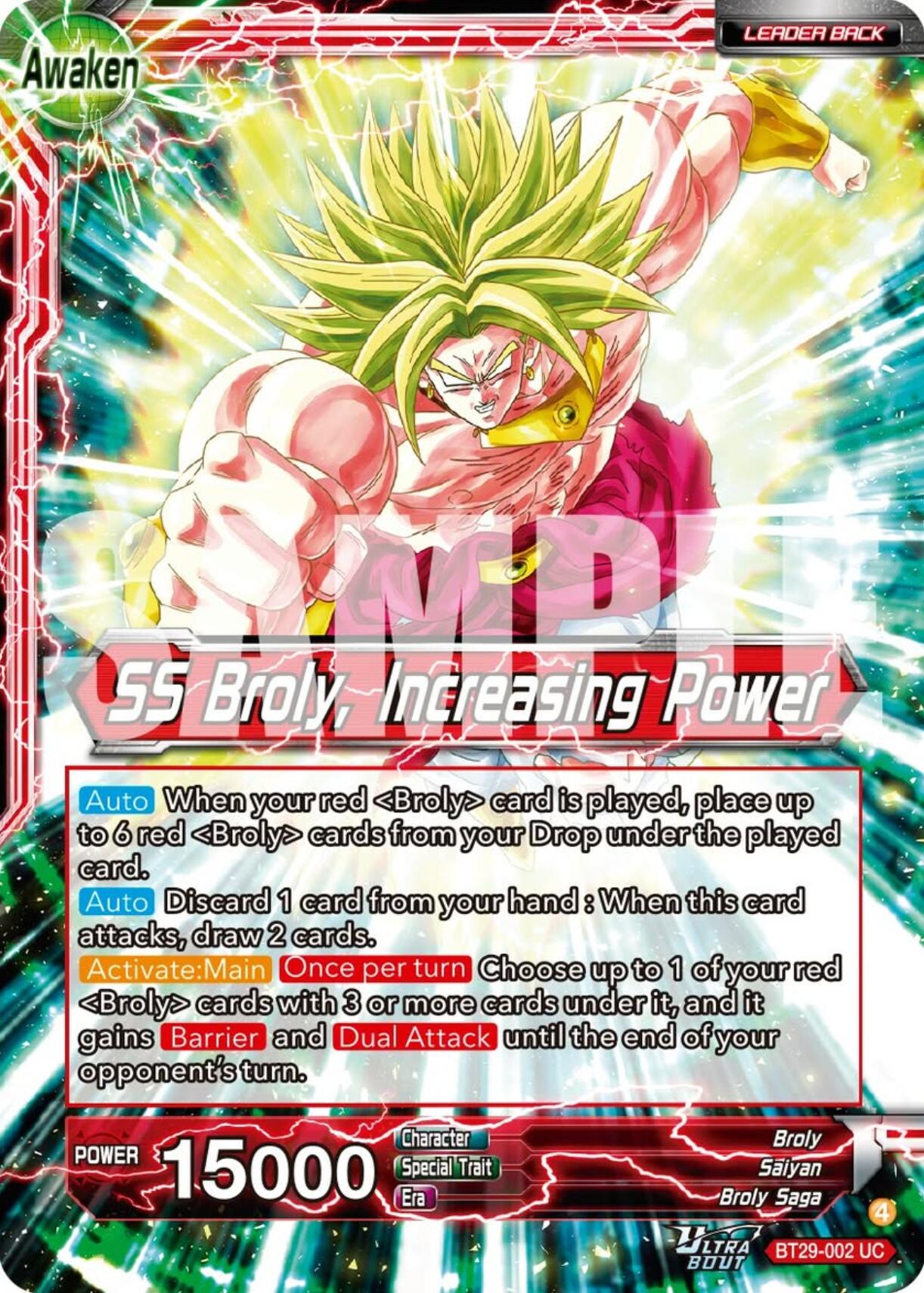Broly // SS Broly, Increasing Power
