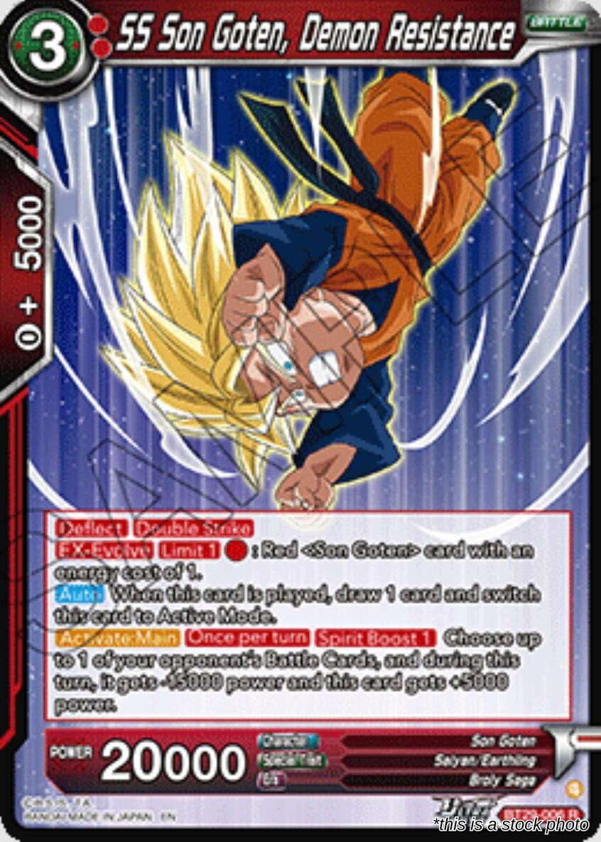 SS Son Goten, Demon Resistance