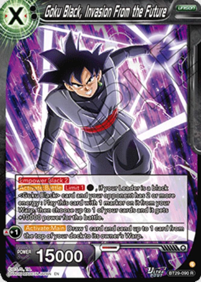 Goku Black, Invasion From the Future