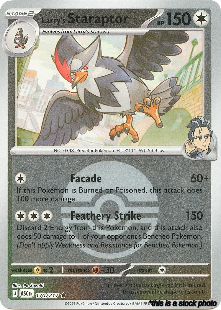 Larry's Staraptor - 170/217 (Poke Ball)