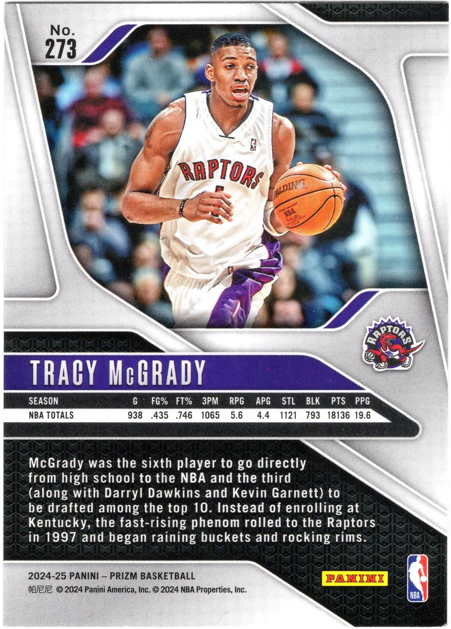 2024-25 Panini Prizm #273 Tracy McGrady