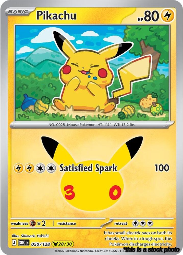 Pikachu - 050/128