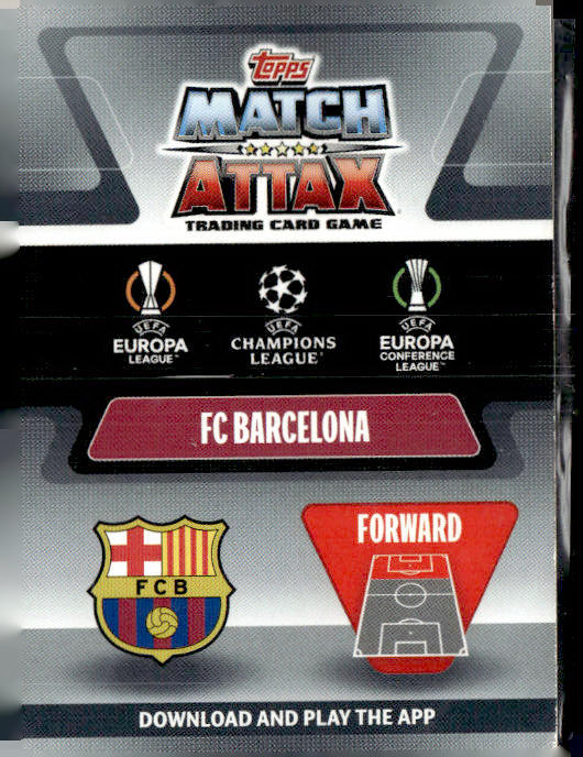 2021-22 Topps Match Attax #427 Lionel Messi / Ansu Fati
