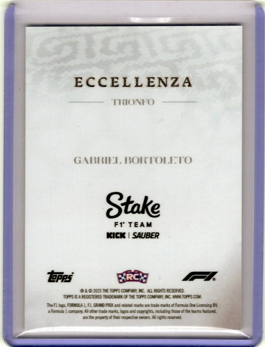 2025 Eccellenza #NNO Gabriel Bortoleto