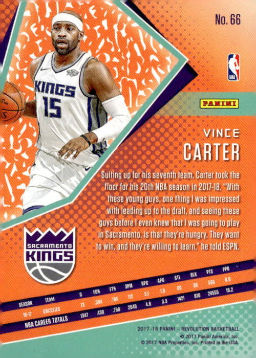 Panini Revolution #66 Vince Carter