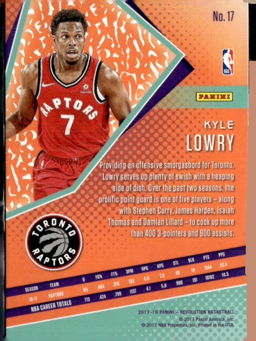 2017-18 Panini #17 Kyle Lowry Chinese New Year